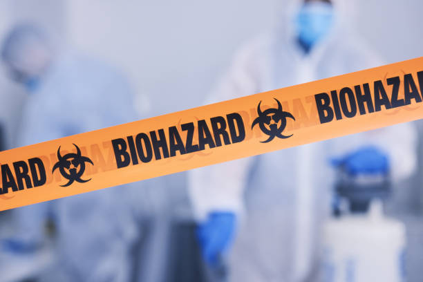 Professional Biohazard Cleanup technician working in Monterey, TN